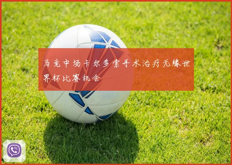 马竞中场卡尔多索手术治疗无缘世界杯比赛机会